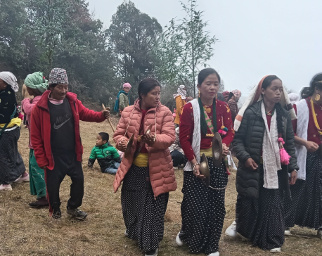 Kirant community observes Sakela festival, offers worship to nature